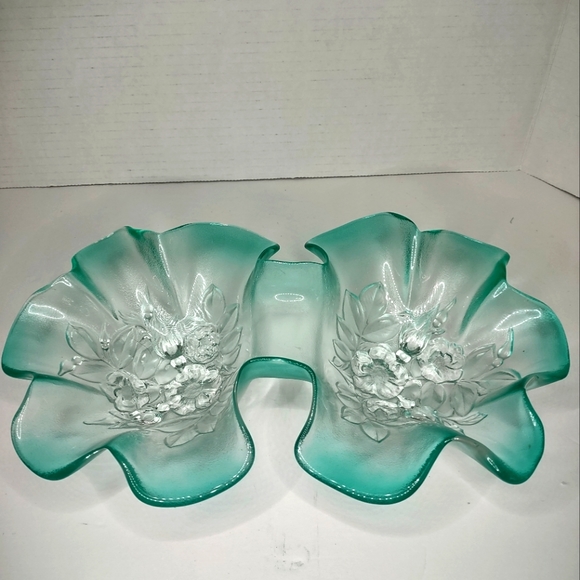 Elegant Mikasa double floral candy dish - Picture 1 of 5